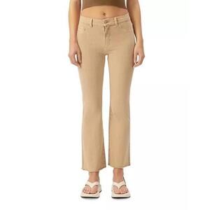 209$ DL1961 Bridget High Rise Bootcut Instasculpt Jeans Size 31 Beige Khaki